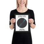 Starmap Generator Circle 2 – Personalized Wall Art (Poster or Framed) • Line Breaks Version • Museum-Quality Print
