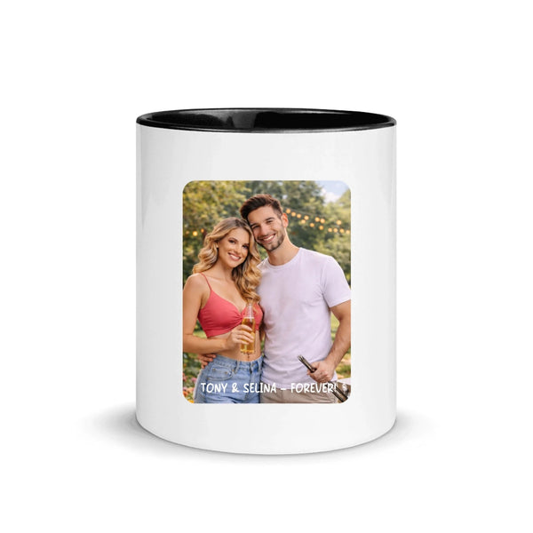 Create Your Own Photo Design 7 – Personalized Color Accent Mug – 11 oz