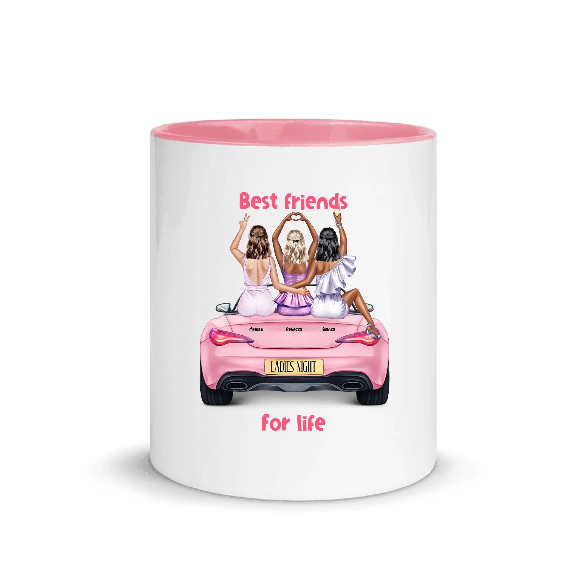 Vegas Girls (1–3 names) – Personalized Unisex T-Shirt | Bella + Canvas 3001 - Custom Character Design