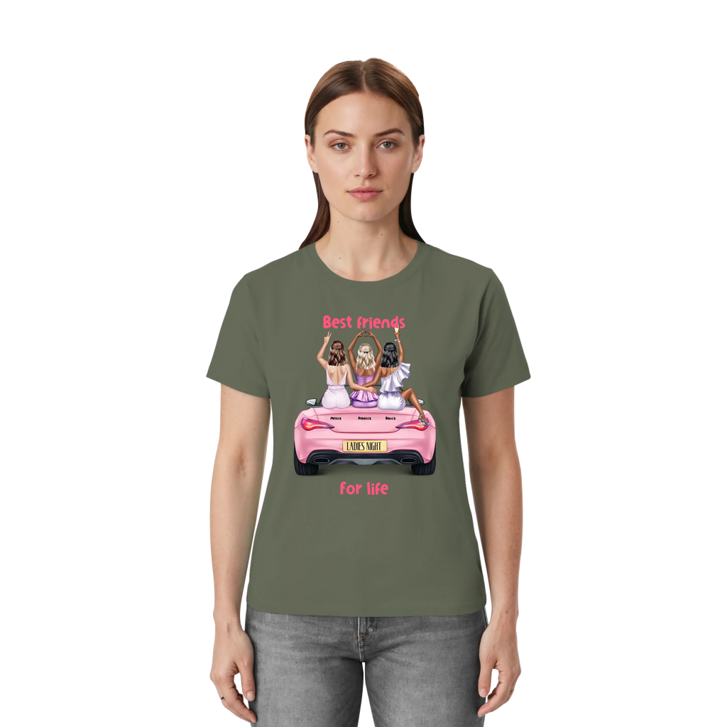 Bella + Canvas 3001 front-unisex-essential-premium-t-shirt-military-green-855-2000x