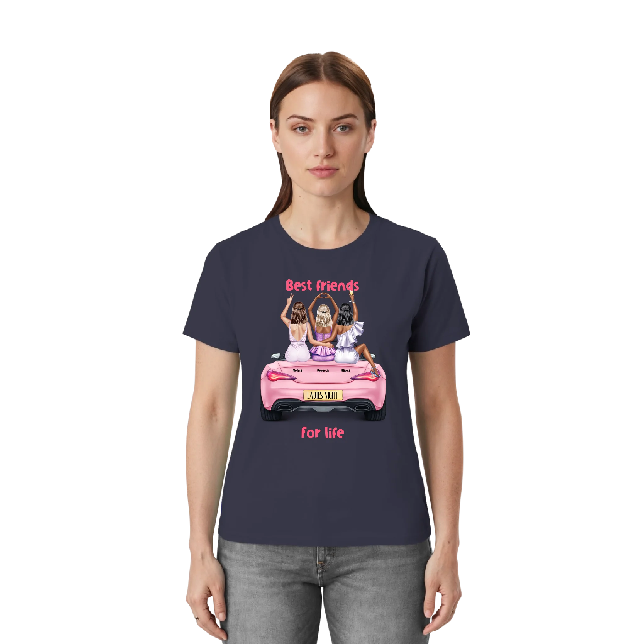 Bella + Canvas 3001 front-unisex-essential-premium-t-shirt-navy-855-2000x