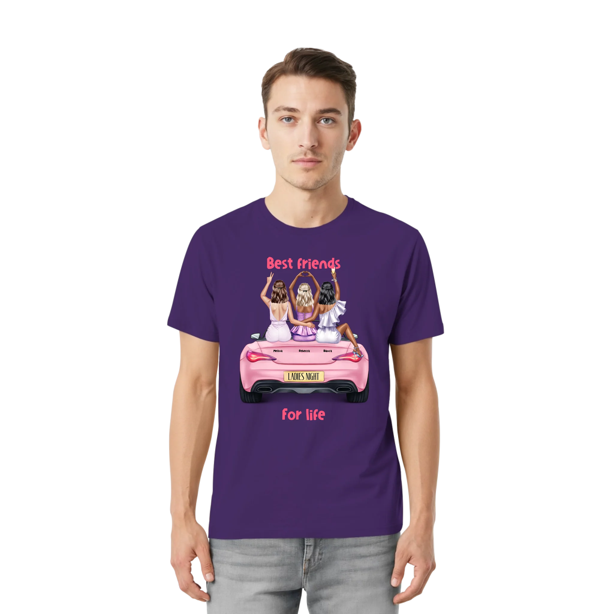 Bella + Canvas 3001 front-unisex-essential-premium-t-shirt-team-purple-857-2000x
