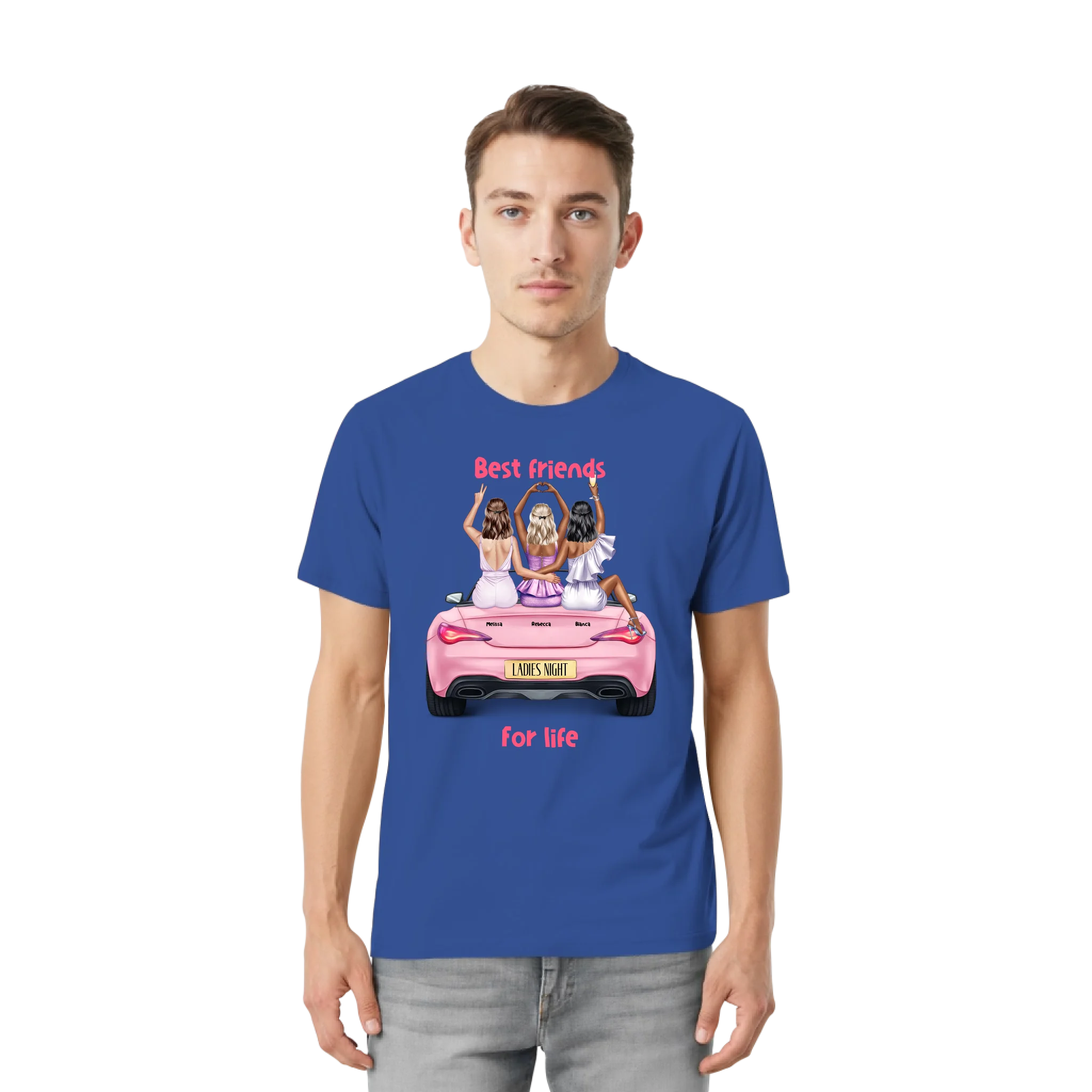 Bella + Canvas 3001 front-unisex-essential-premium-t-shirt-true-royal-857-2000x
