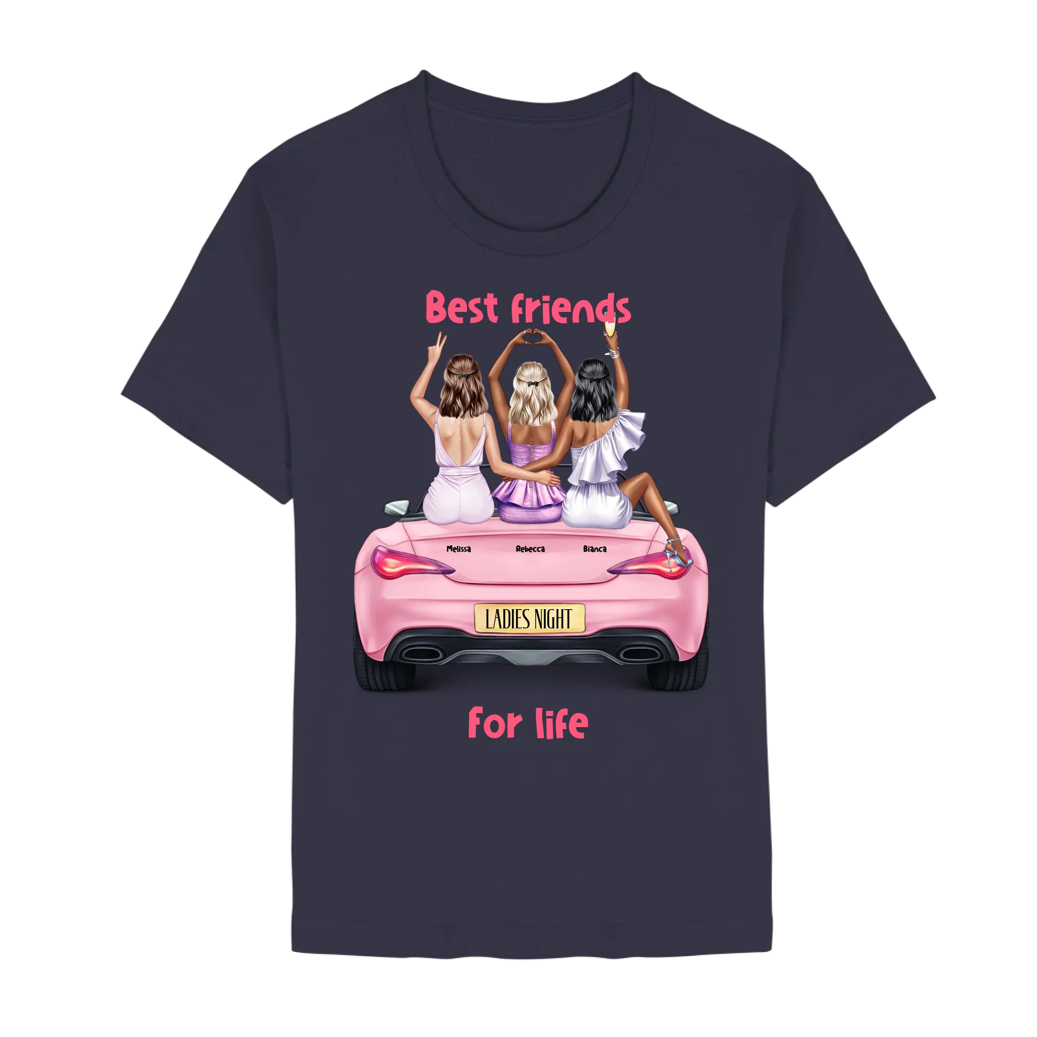 Bella + Canvas 3001 front-unisex-essential-premium-t-shirt-navy-617-2000x