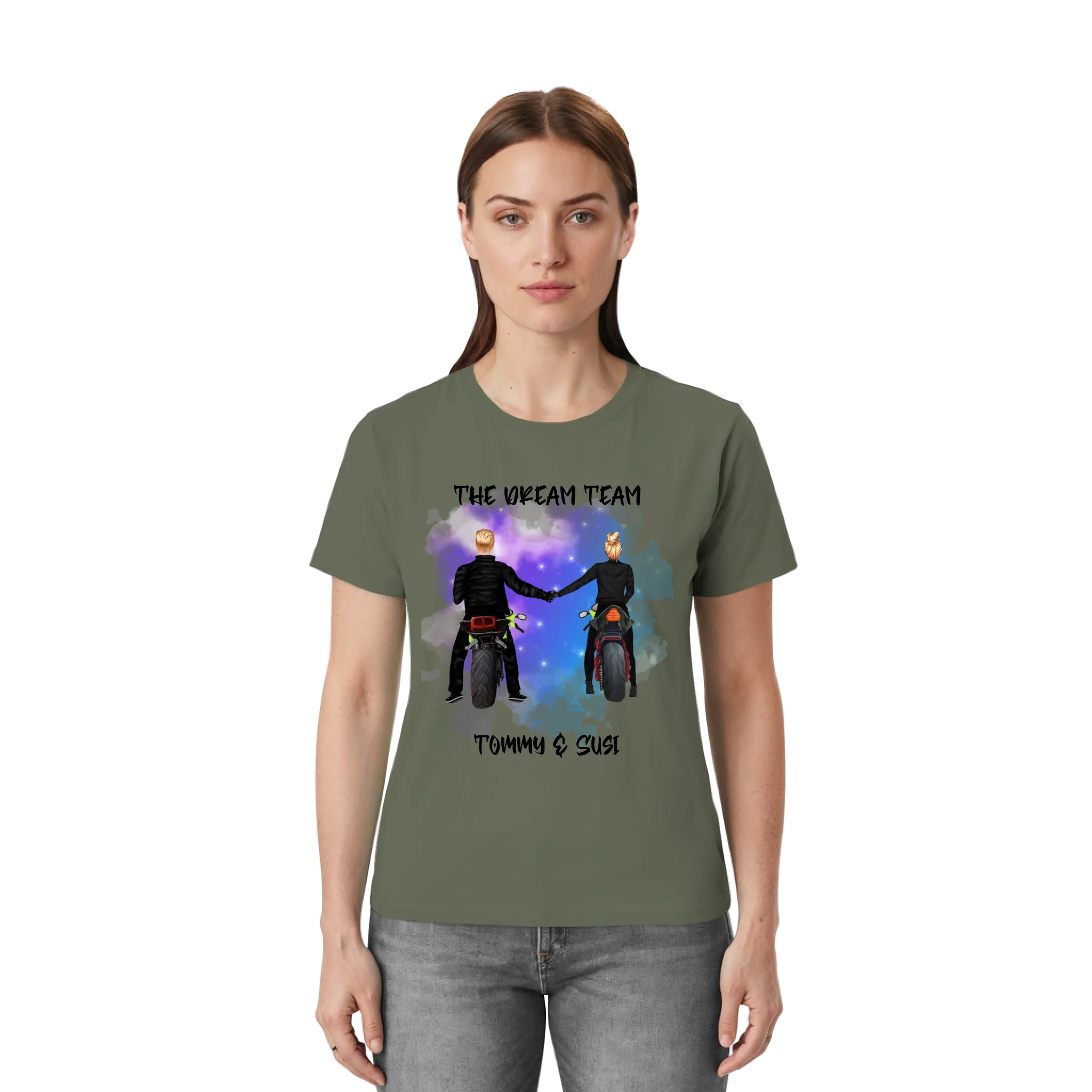 Bella + Canvas 3001 front-unisex-essential-premium-t-shirt-military-green-855-2000x
