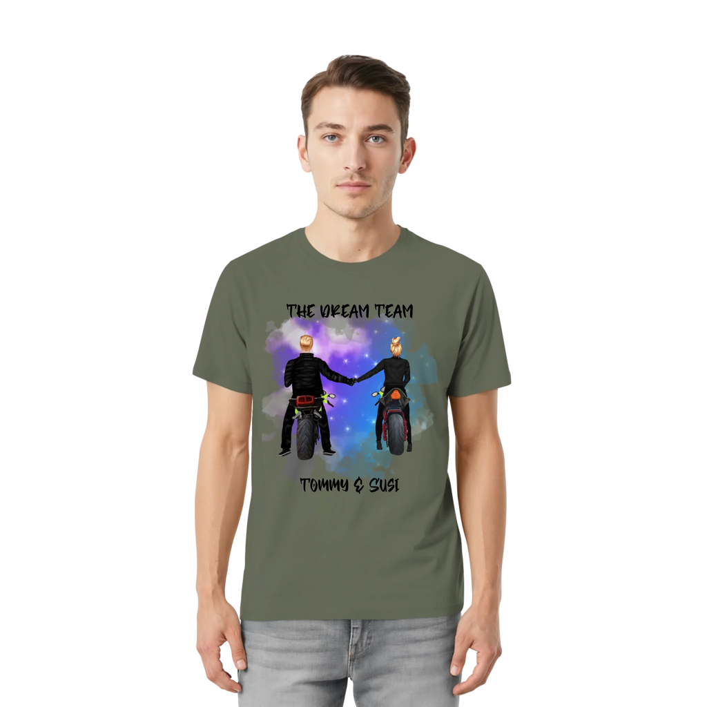 Bella + Canvas 3001 front-unisex-essential-premium-t-shirt-military-green-857-2000x