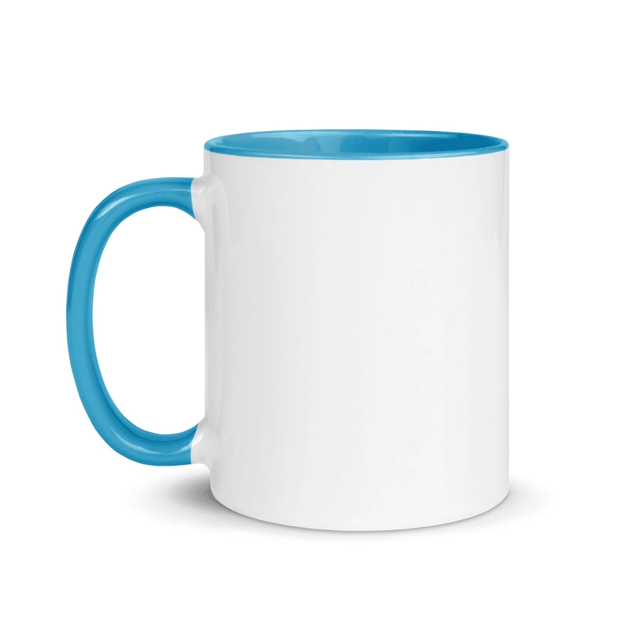 Friends & Couples (2-4 People) – Personalized Color Accent Mug – 11 oz • Custom Character Design