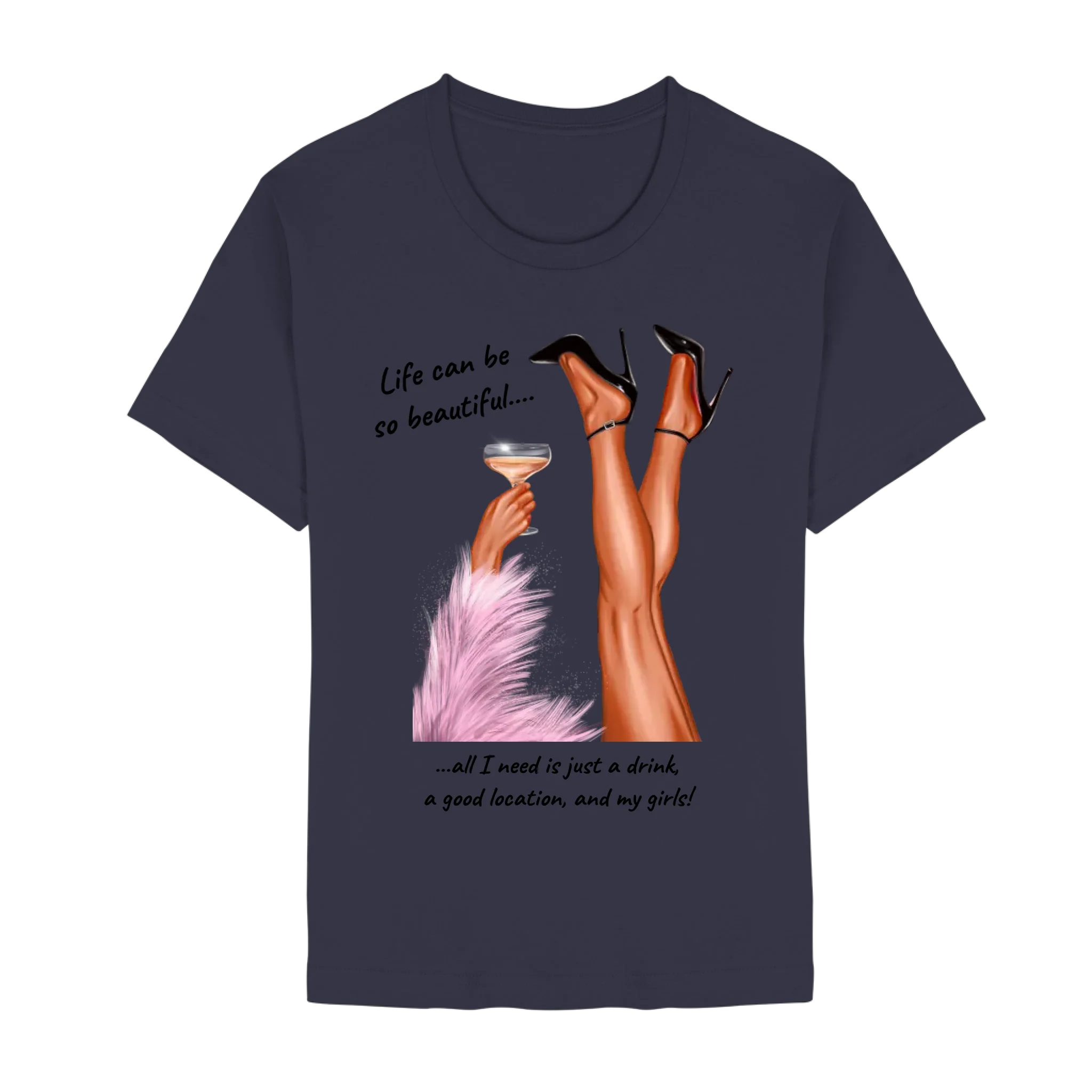 Bella + Canvas 3001 front-unisex-essential-premium-t-shirt-navy-617-2000x
