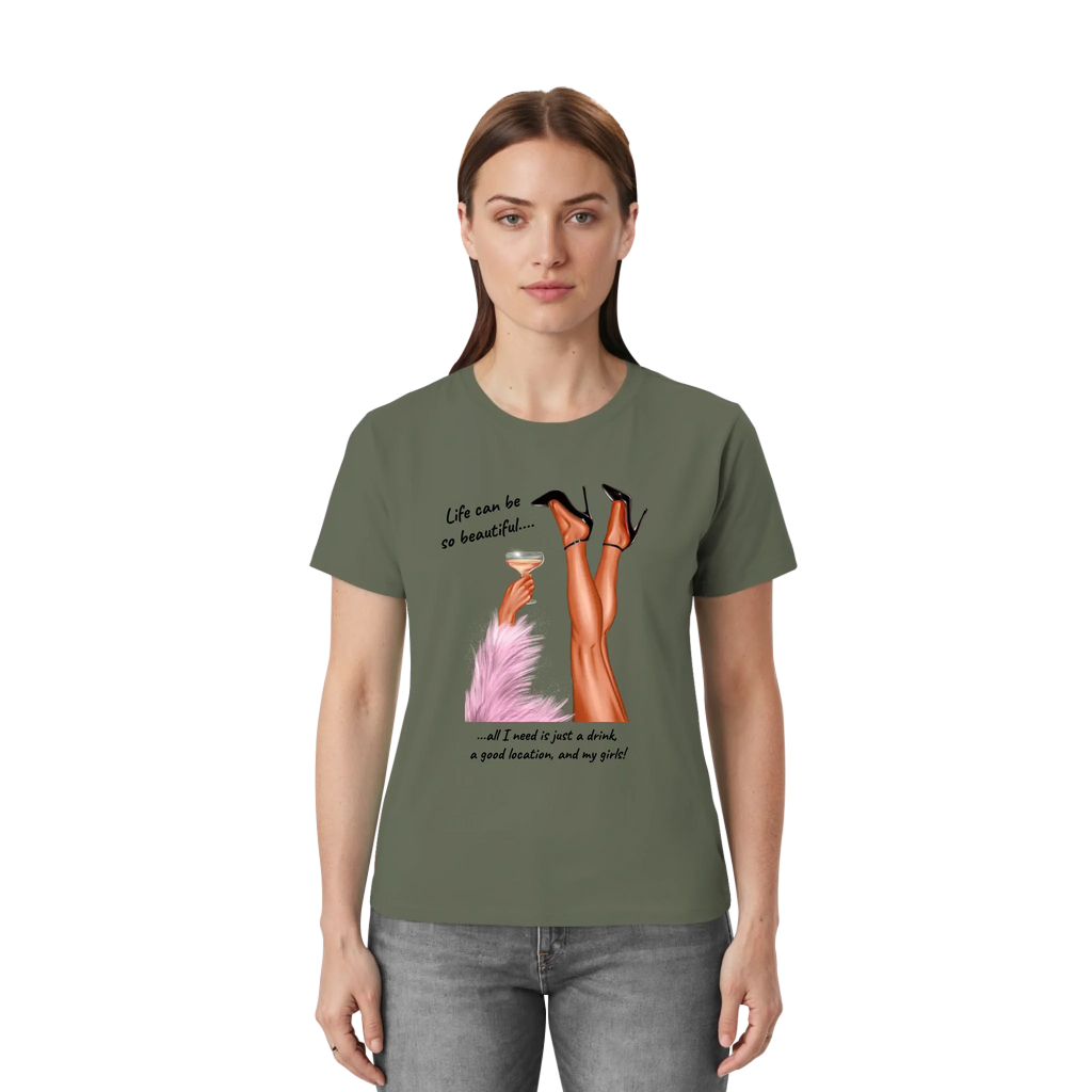 Bella + Canvas 3001 front-unisex-essential-premium-t-shirt-military-green-855-2000x