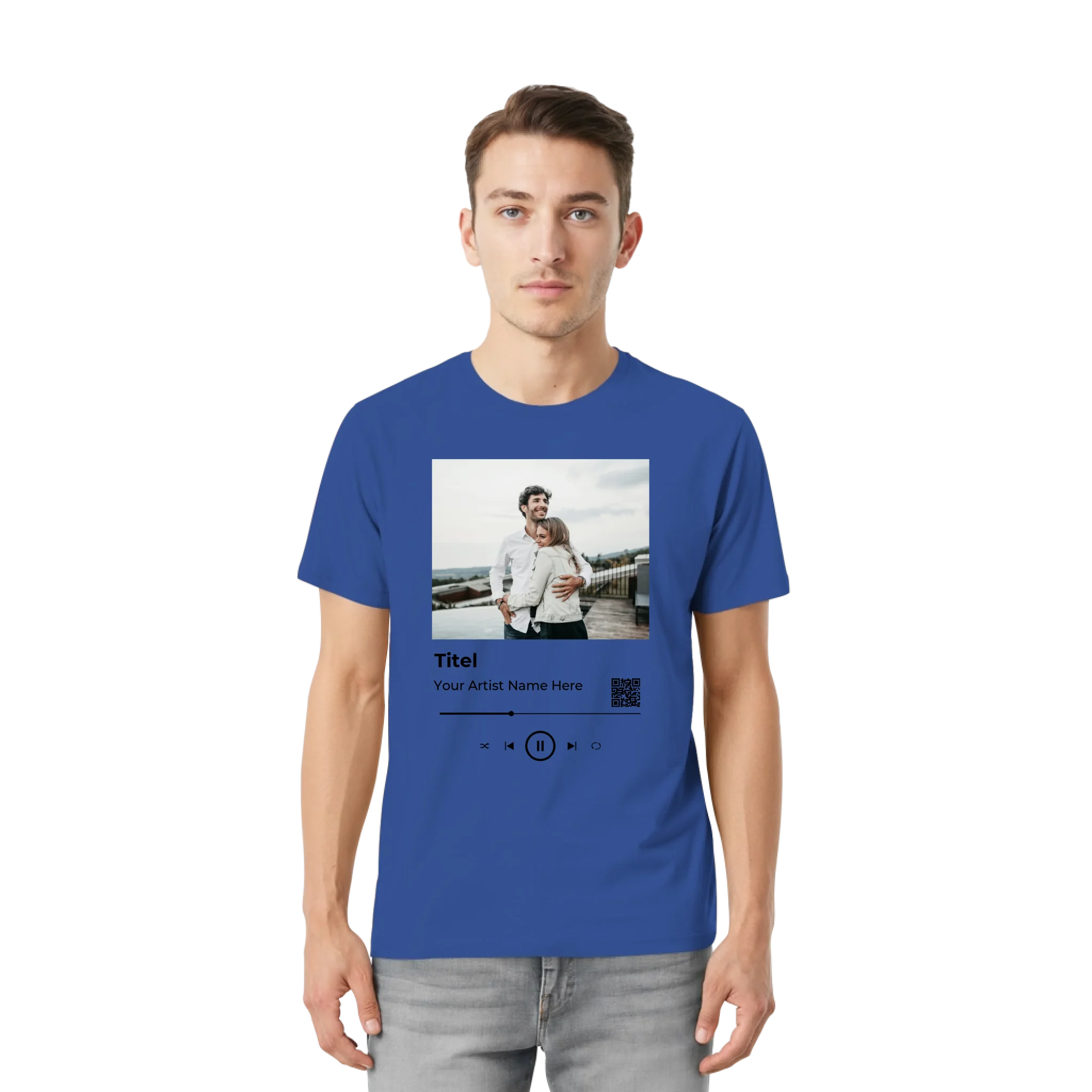 Bella + Canvas 3001 front-unisex-essential-premium-t-shirt-true-royal-857-2000x