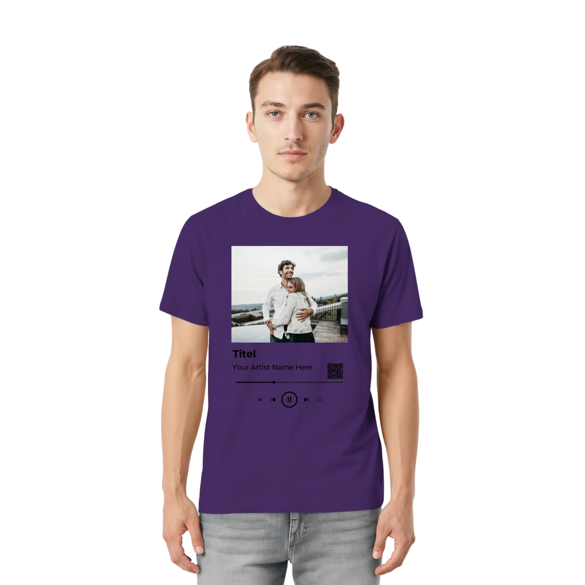 Bella + Canvas 3001 front-unisex-essential-premium-t-shirt-team-purple-857-2000x
