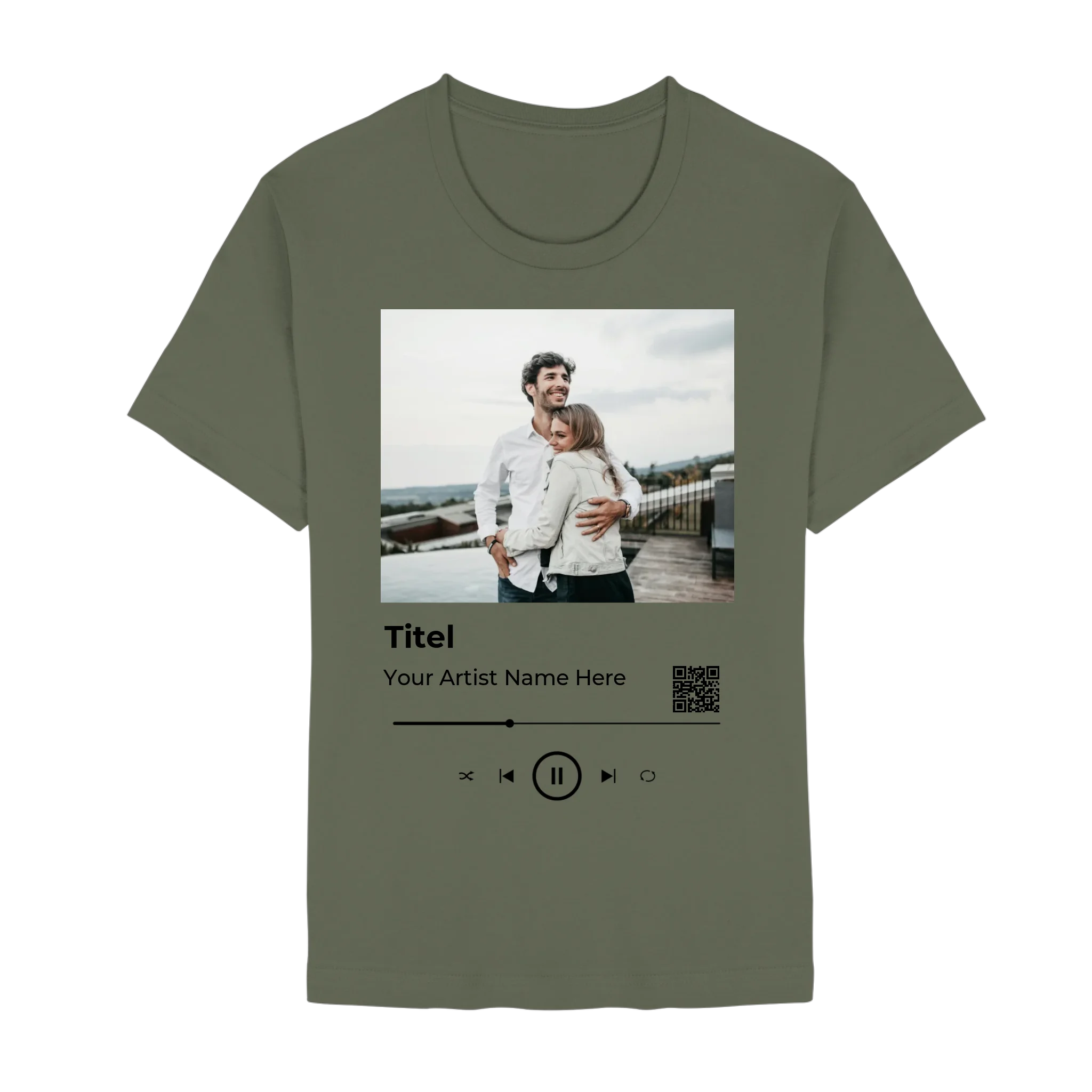 Bella + Canvas 3001 front-unisex-essential-premium-t-shirt-military-green-617-2000x