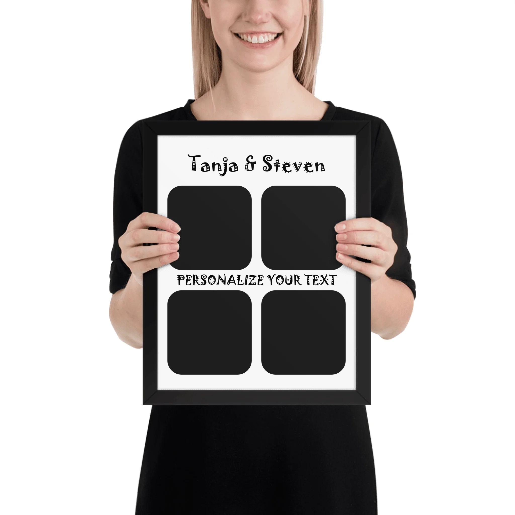 Create Your Own Photo Design 4  – Personalized Wall Art (Poster or Framed) • Photo Collage • Museum-Quality Print