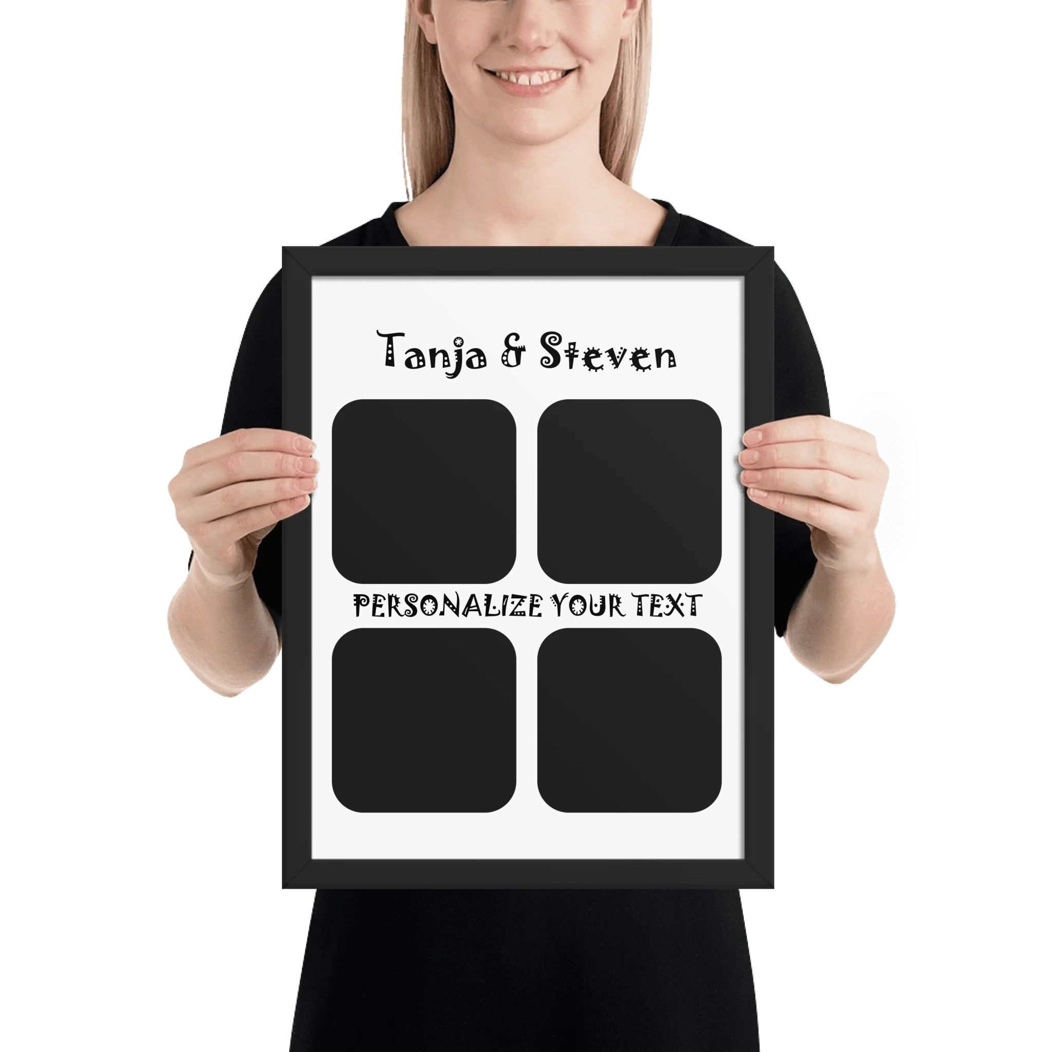 Create Your Own Photo Design 4  – Personalized Wall Art (Poster or Framed) • Photo Collage • Museum-Quality Print