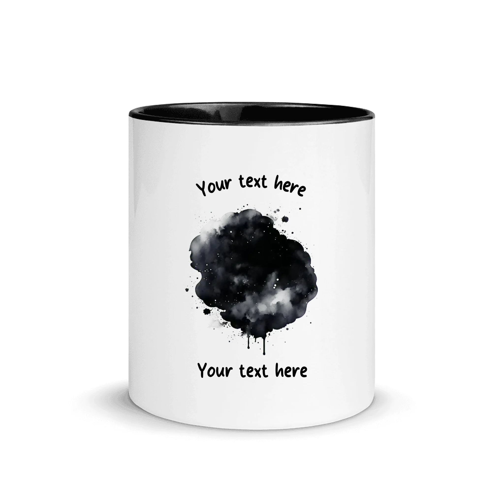 Create Your Own Photo Design 3 • Splash – Personalized Color Accent Mug – 11 oz
