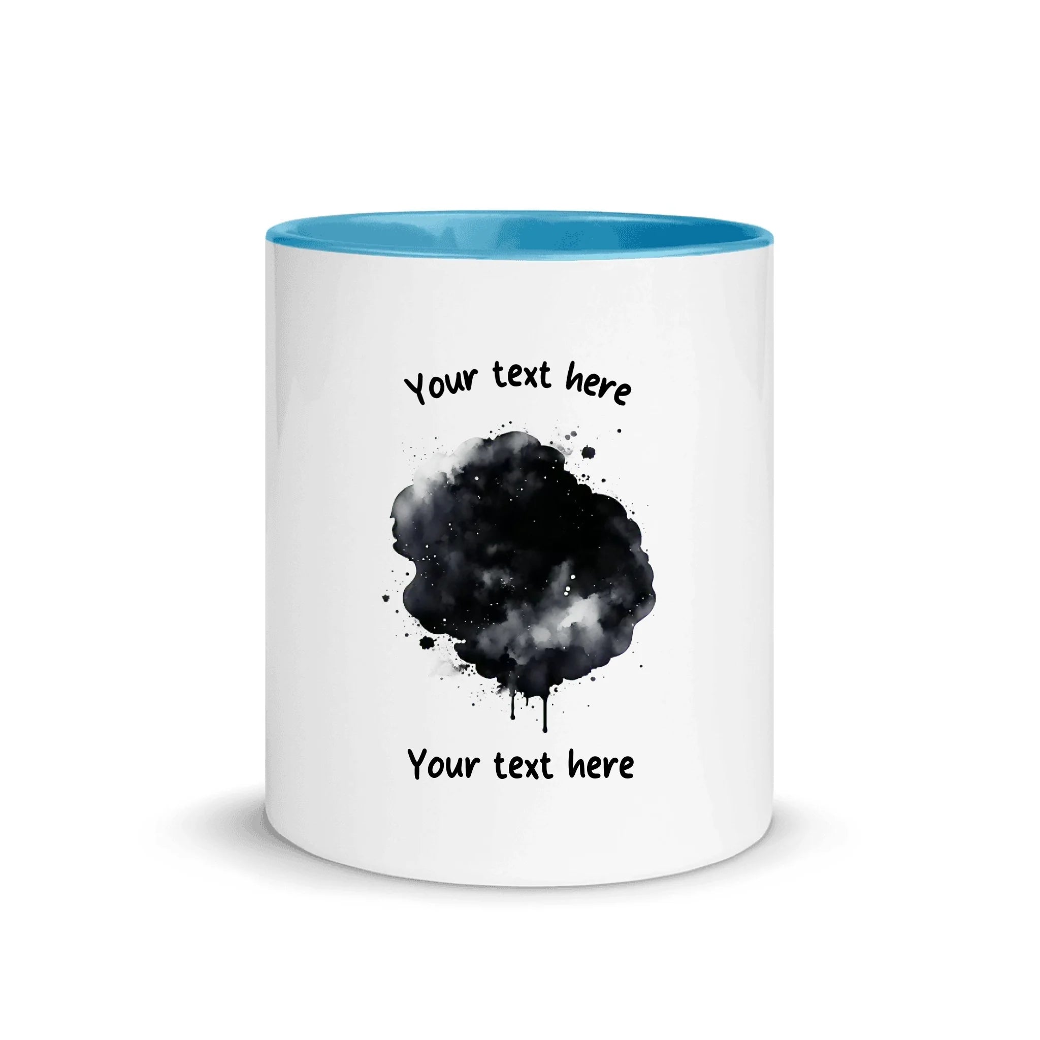 Create Your Own Photo Design 3 • Splash – Personalized Color Accent Mug – 11 oz