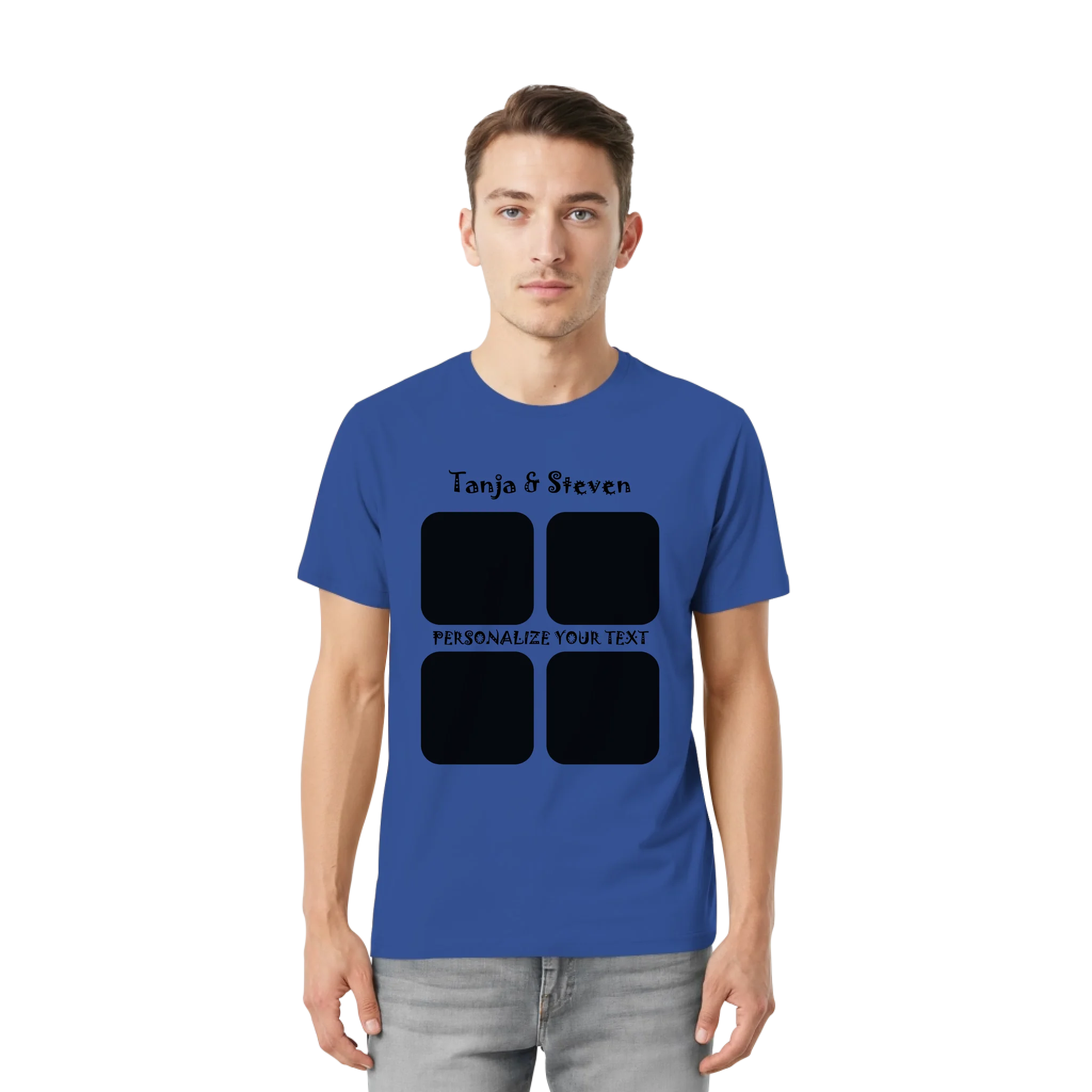 Bella + Canvas 3001 front-unisex-essential-premium-t-shirt-true-royal-857-2000x