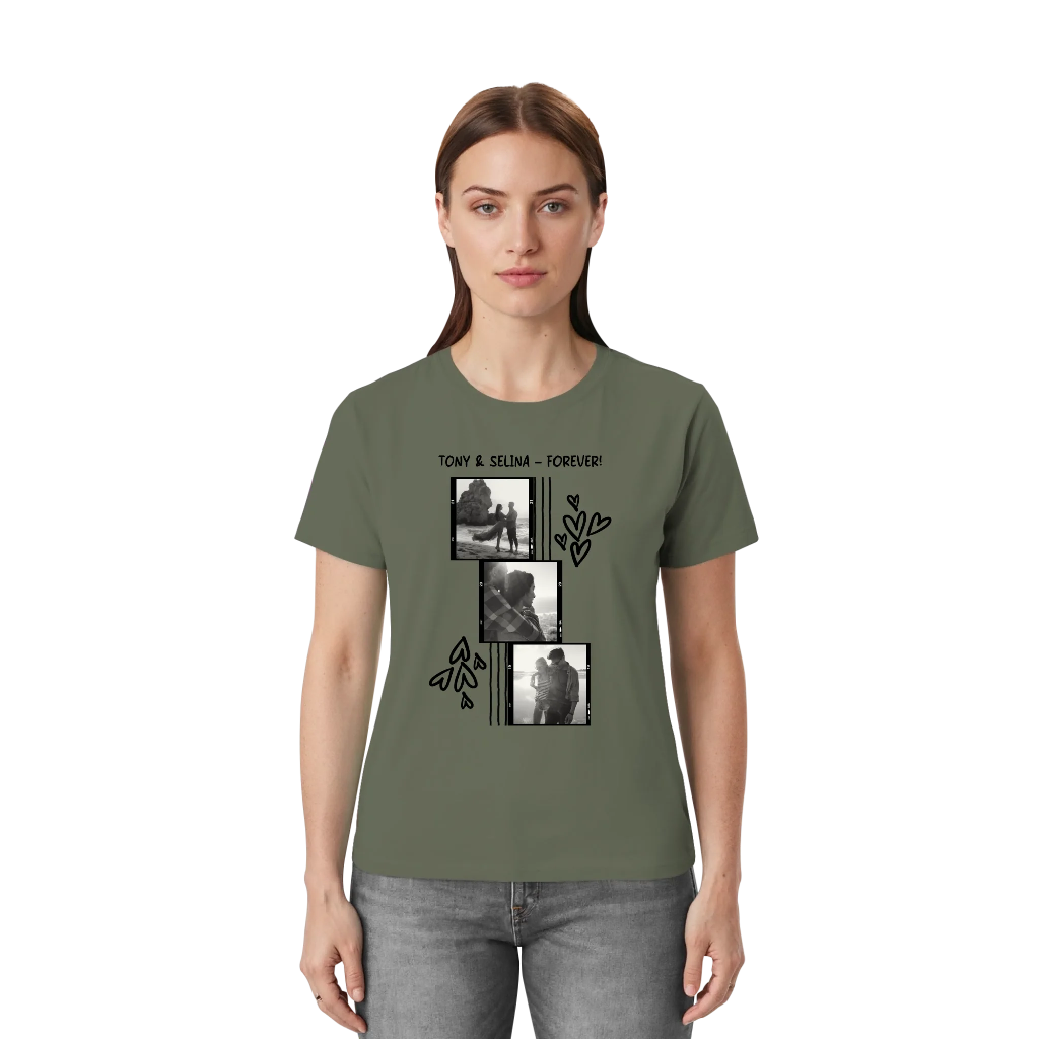 Bella + Canvas 3001 front-unisex-essential-premium-t-shirt-military-green-855-2000x