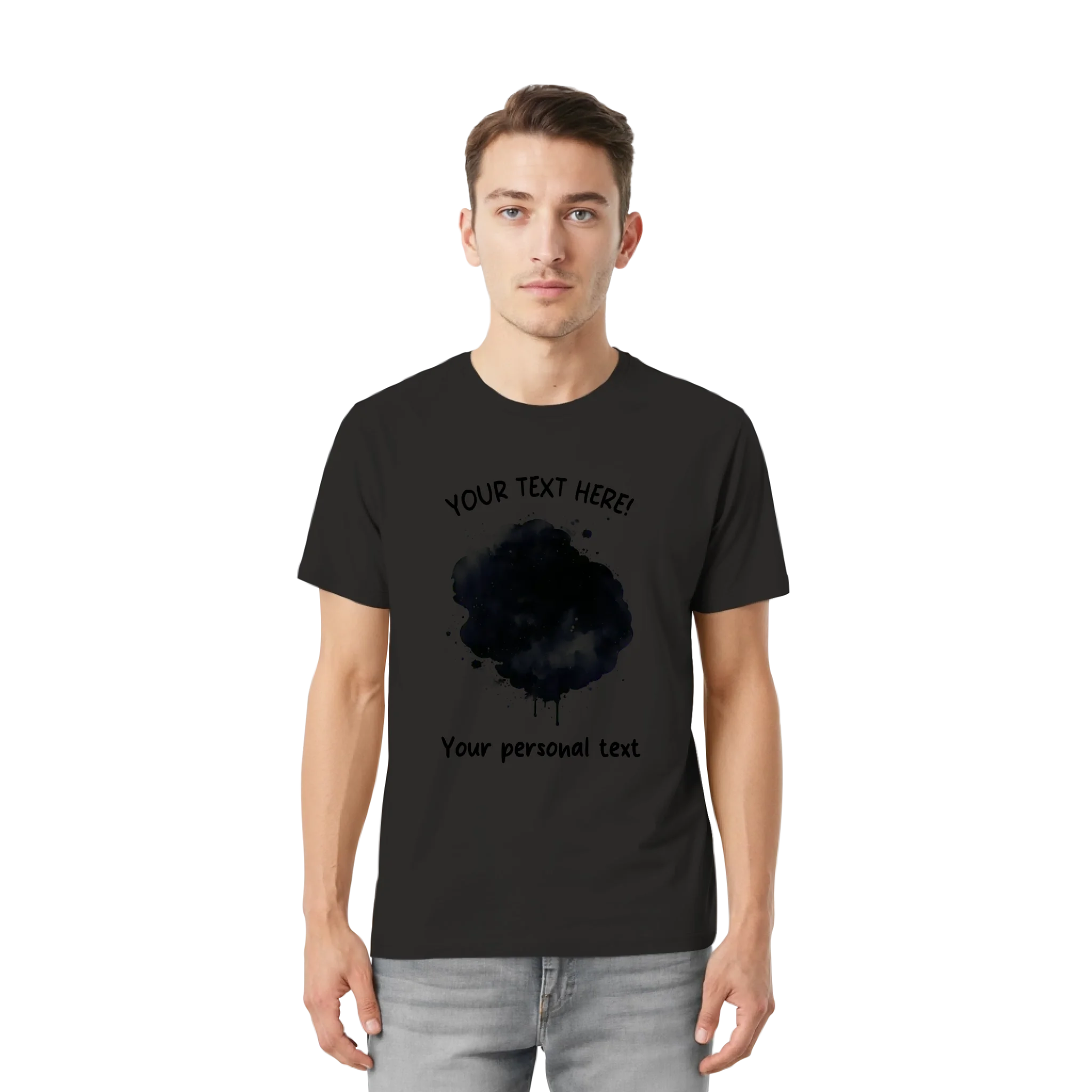 Bella + Canvas 3001 front-unisex-essential-premium-t-shirt-black-857-2000x