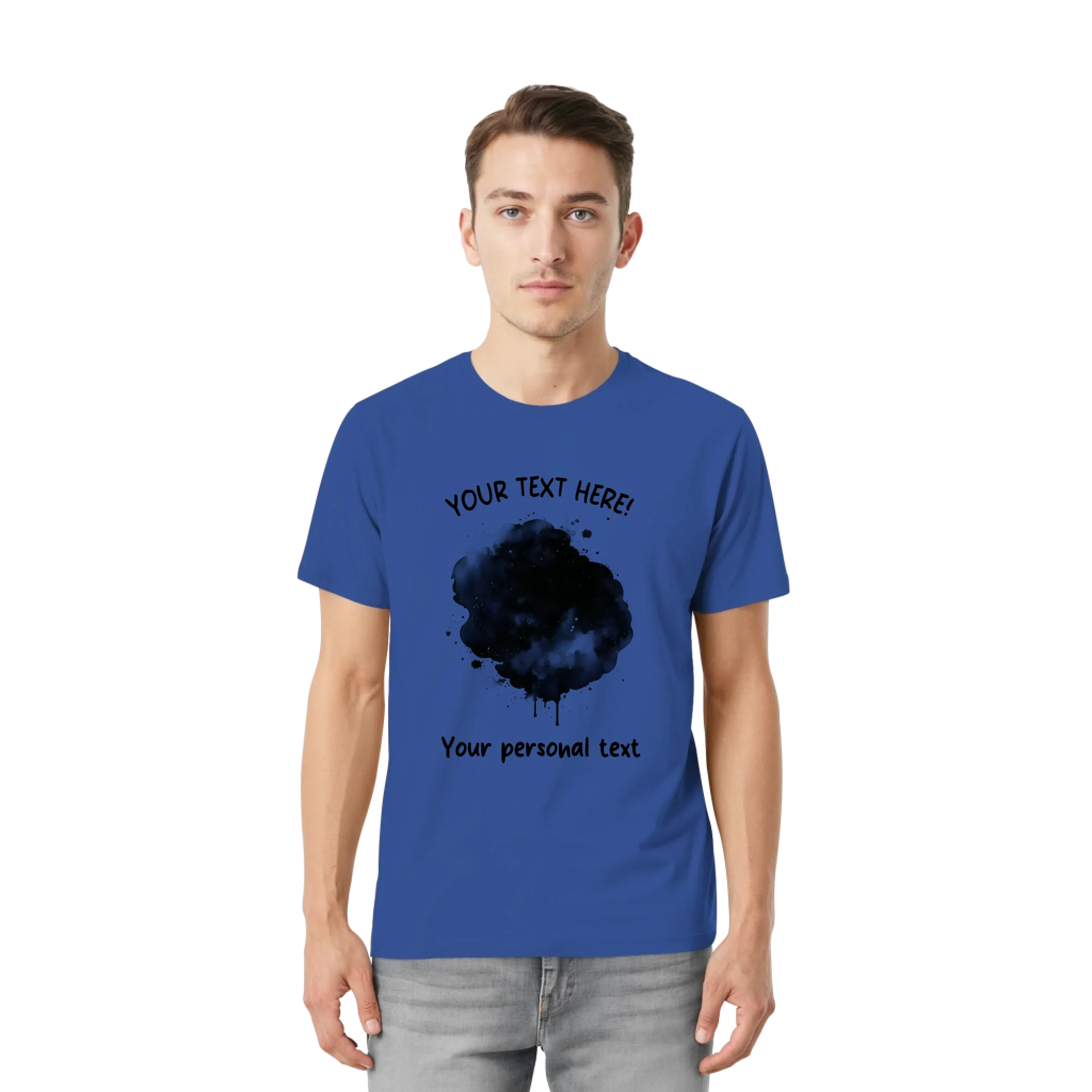 Bella + Canvas 3001 front-unisex-essential-premium-t-shirt-true-royal-857-2000x