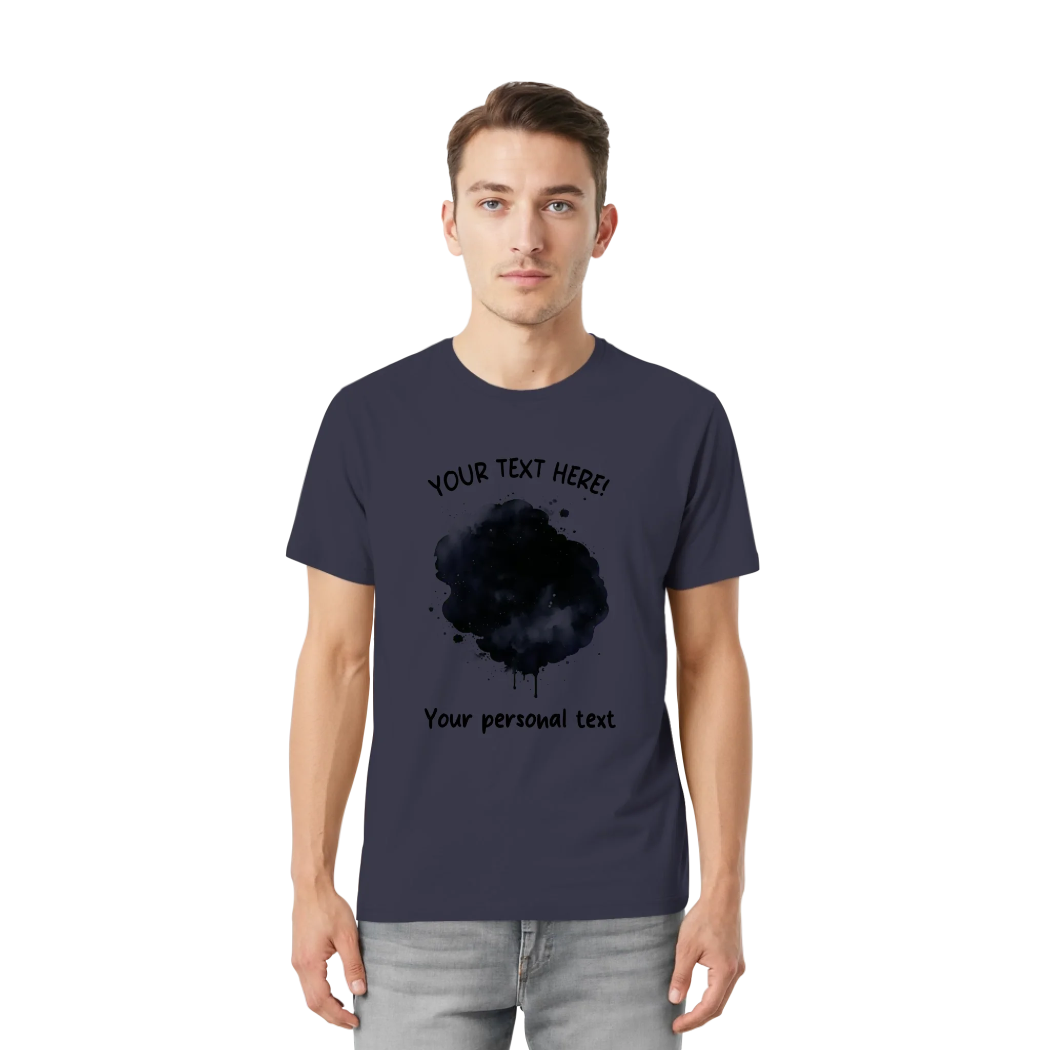 Bella + Canvas 3001 front-unisex-essential-premium-t-shirt-navy-857-2000x